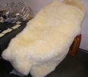 Коврики (цвет белый,  натуральный мех)