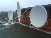 Спутниковое телевидение,  антенны. Установка,  настройка,  ремонт 