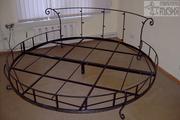 Круглая кованая кровать на заказ