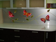 КУХОННЫЙ ФАРТУК-ВИТРАЖ С ВНУТРЕННЕЙ СВЕТОДИОДНОЙ ПОДСВЕТКОЙ!