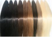 натуральные волосы на заколках 