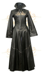 кожаный плащ готическая одежда