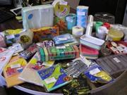 Одноразовая посуда,  пакеты