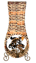 ваза плетённая арт.HF8429