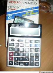 Калькуляторы Citizen SDC-64011 и Citizen CT-9114C.