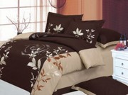 Комплект постельного белья из сатина с вышивкой