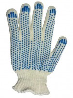 Перчатки с ПВХ 4-х нитка