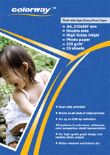 220г двухсторонняя глянцевая фотобумага для струйной печати из Китая