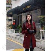 Стильное шерстяное пальто