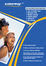 250г двухсторонняя матовая бумага для струйной печати из Китая