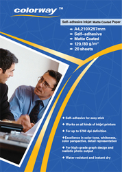 120/80г самоклеющаяся матовая бумага для струйной печати из Китая