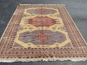 КОВЕР РУЧНОЙ РАБОТЫ ШЕРСТЬ+ШЕЛК Новый