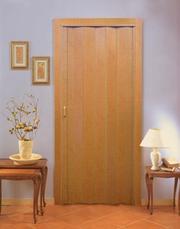 Готовые двери гармошка эконом класса