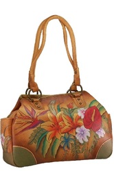 Сумка женская, кожа, ручная работа