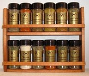 Набор пряности специ 12шт. деревянная полка