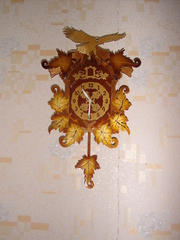 Часы настенные с маятником резьба дерево