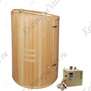 Комплект Фитобочка «Богатырь» круглый со скосом + парогенератор