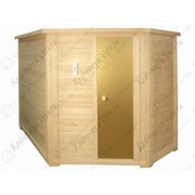 Угловая девятиместная инфракрасная сауна
