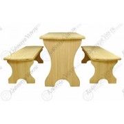 Комплект банный (столик,  2 лавки)