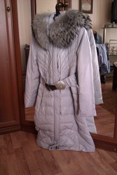 продам пальто с мехом и пуховик не дорого