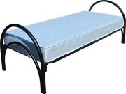 Металлические кровати 1-ярусные,  кровати со спинками ДСП,  кровати опт