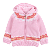 Yeehoo Британии женский ребенка шерсть куртки пальто ребенка с капюшо