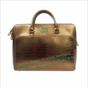 Женщины Croc рельефные бизнес ноутбук портфель сумка