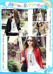 2013 весной новые леди PU тонкий хлопок короткий пункт корейской верси