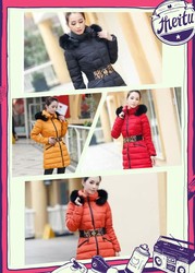 2013 Европейские и американские моды женские зимние хлопка подбитых ме