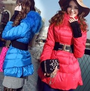 GRYR160 2013 новых зимних шин Г-жа талии манжетой шерстяной жакет с об