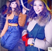 GRYR91 2013 новая зимняя куртка Кане хит цвет Тонкий длинный пуховик