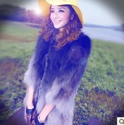 GRPC10 2013 новых зимних Tisi дразнить тигра ~ лисы шубы куртки градие