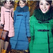 GRYR145 2013 Dongkuan леди куклу моделей енота меховым воротником Slim