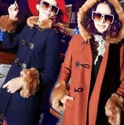 GRN50 2013 новых женских осенних и зимних леди искусственного меха с к