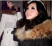 GRYR102 2013 новая зимняя леди львов мысли толстый пуховик и длинные у