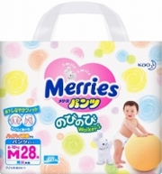 Японские трусики-подгузники Merries М (28) 600 руб.