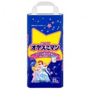 Японские трусики-подгузники для девочек MOONY SUPER BIG (22) НОЧНЫЕ