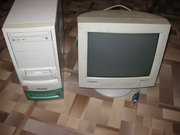  Компьютер Celeron 2.4GHz с монитором.