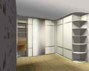 Шкаф-купе угловой  под ключ