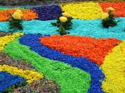 Декоративный цветной щебень