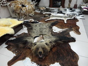 КОВЁР ИЗ ШКУРЫ ДИКОГО БУРОГО МЕДВЕДЯ