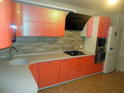 Изготовление кухни со столешницей из искусственного камня.