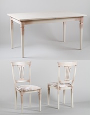 Продается столовая группа 7 предметов из массива бука от производителя 