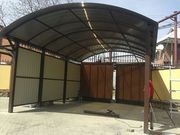 навесы и ангары Ростов поликарбонат, профнастил