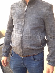 Куртка из кожи крокодила на заказ. Эксклюзивный пошив.