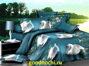 Постельное бельё из сатина 3D