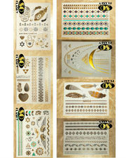 Флэш-тату металлические (в ассортименте).