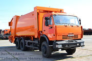Предлагаем купить Мусоровоз на шасси КамАЗ новый с задней загрузкой.