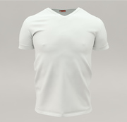 Мужская футболка с V-воротником (оптом)