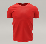 Футболка мужская,  толстый воротник (оптом)